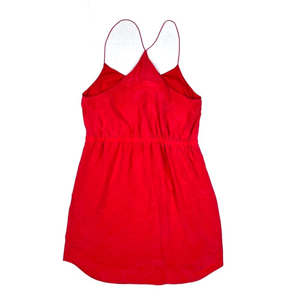 Madewell Starview Silk Sleeveless Cami Slip Dress Red Orange Size 2 - NWOT - Picture 5 of 8